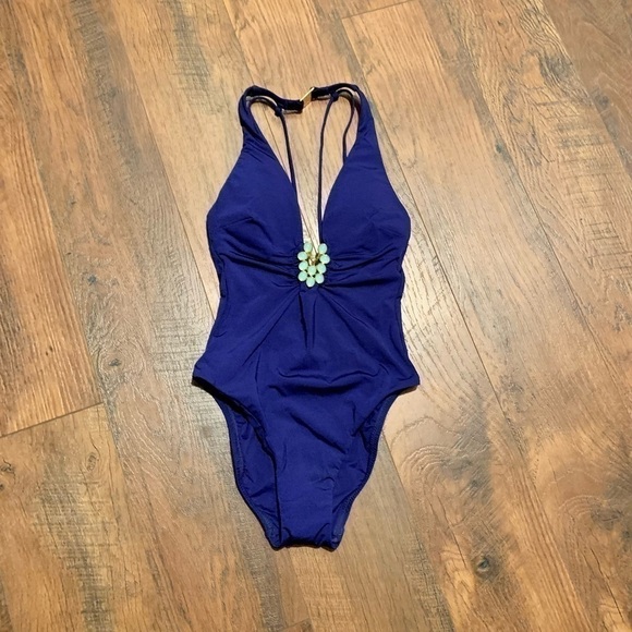 𝅺TRINA TURK royal blue swimsuit. Size 0 - Picture 10 of 10